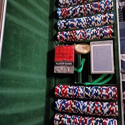 Poker Chip Set -    complete Set $13