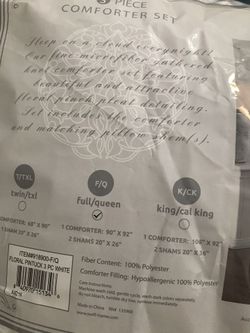Brand New Comforter Set