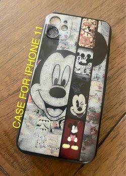New Silicone Cover Disney Mickey Mouse For Apple iPhone 11 (Nuevo).