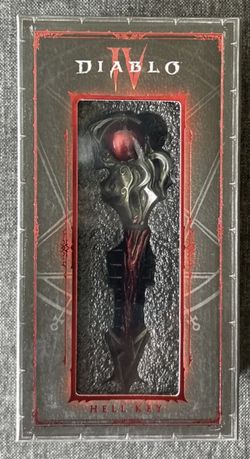 2023 SDCC Diablo IV 4 REPLICA HELL KEY -IN HAND- Blizzard BlizzCon Exclusive