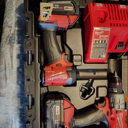 Brand new from kit.
$70 for each battery 
$25 for charger
$150 for everything 