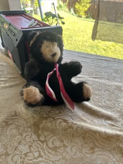 Vintage Real Mink Fur Teddy Bear