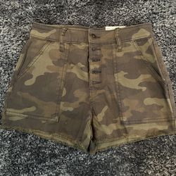 SO Camo Button Front Short, Junior Size 3,NWT