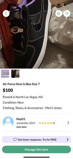 Air Force Size 7 In Kids