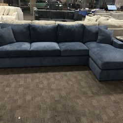 Gorgeous Blue Sectional Sofa 