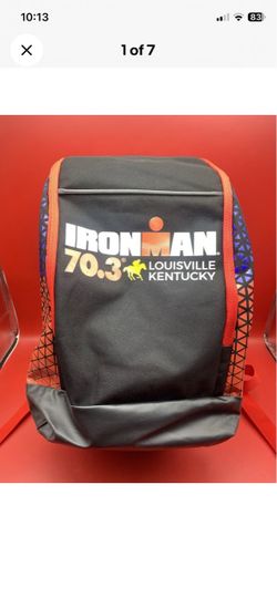 Ironman 70.3 Louisville Kentucky 2024 Backpack Black Gear Bag KY Triathlon