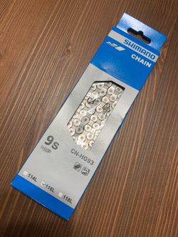 New 40% Shimano XT 9 speed bike chain