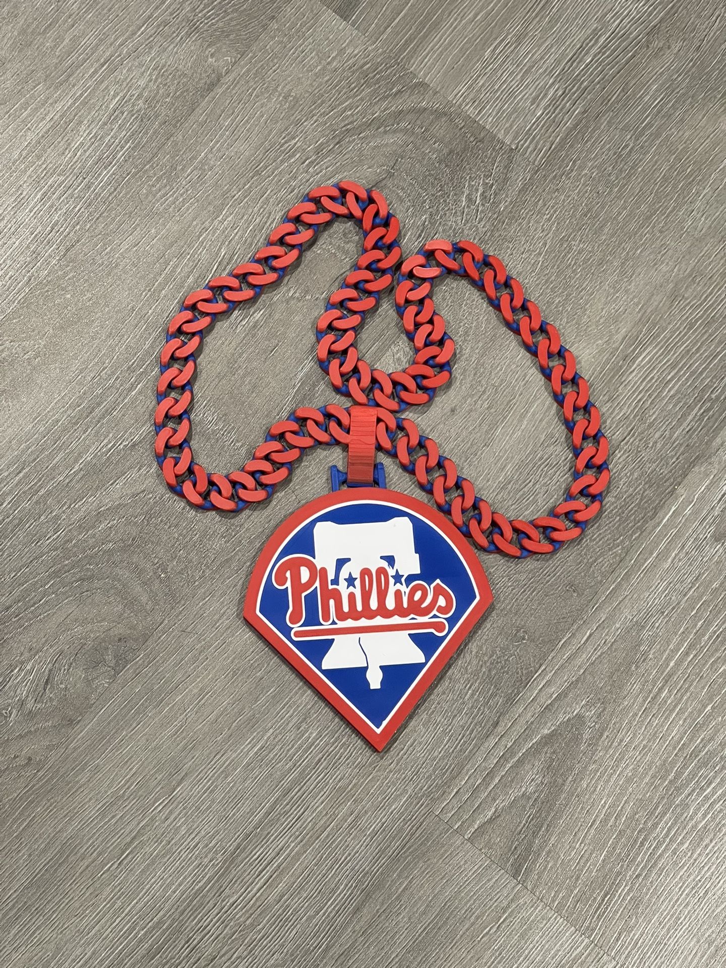 Phillies Cuban Chain 3d Printed