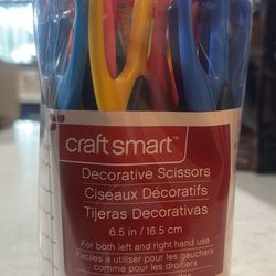 Craftsmart Decorative Scissors 12 pieces, New, Never Used, Various Designs