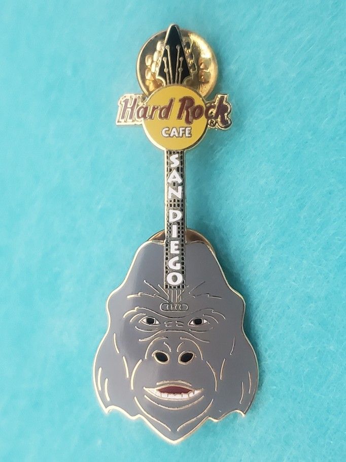 Hard Rock Cafe San Diego Gorilla Guitar Pin