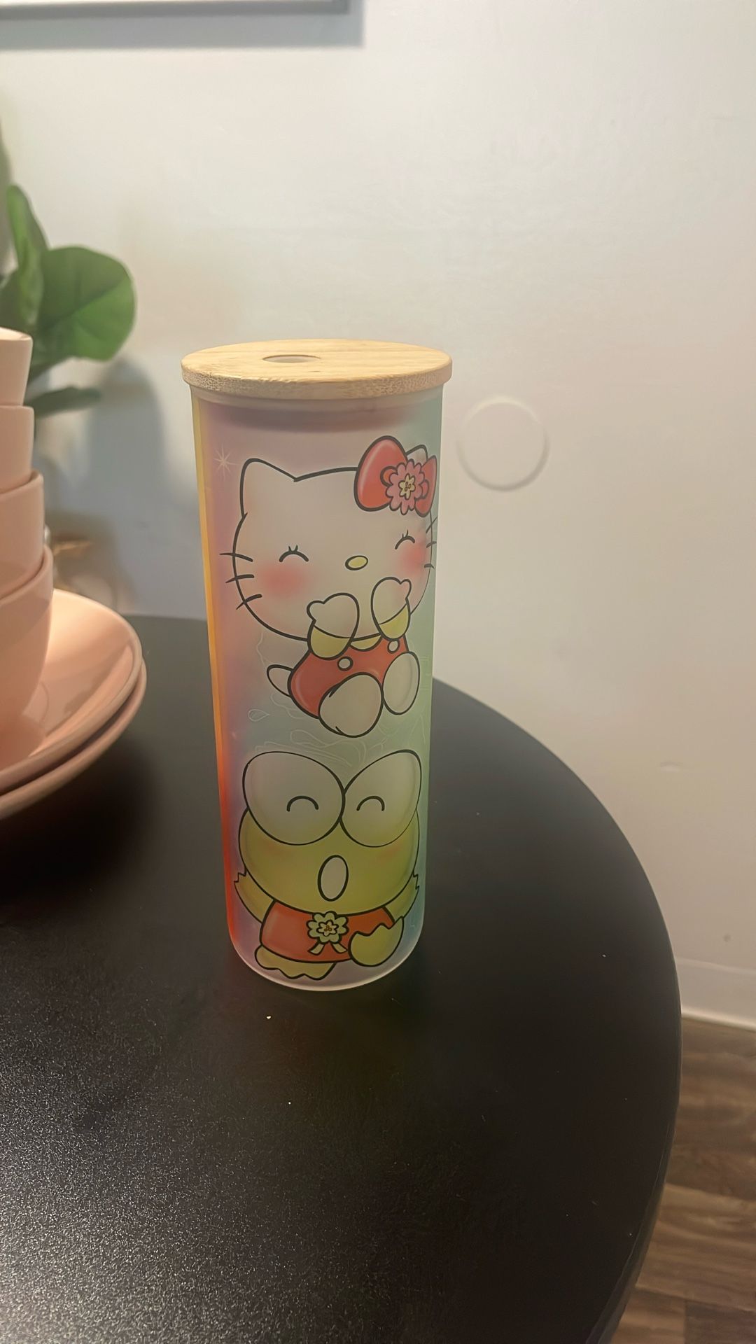 Hello Kitty Glass Cup 