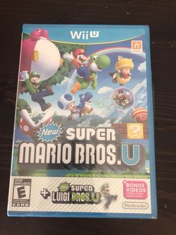 Nintendo Wii Super Mario Bro’s U NIB