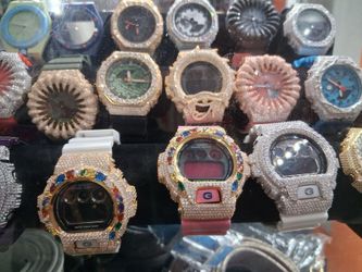 G-Shock watches with Moissanite