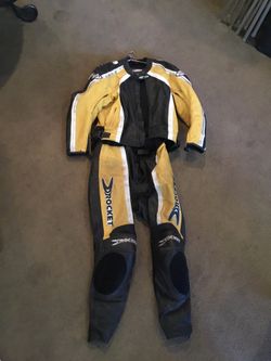 Joe Rocket Motorcycle Leather Riding Leathers size 46