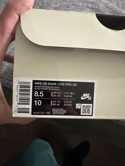 Nike SB Dunk Low Pro QS Summit White/Black