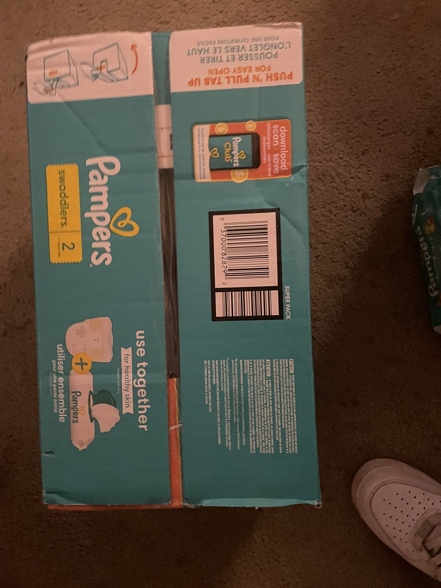 Pampers/diapers