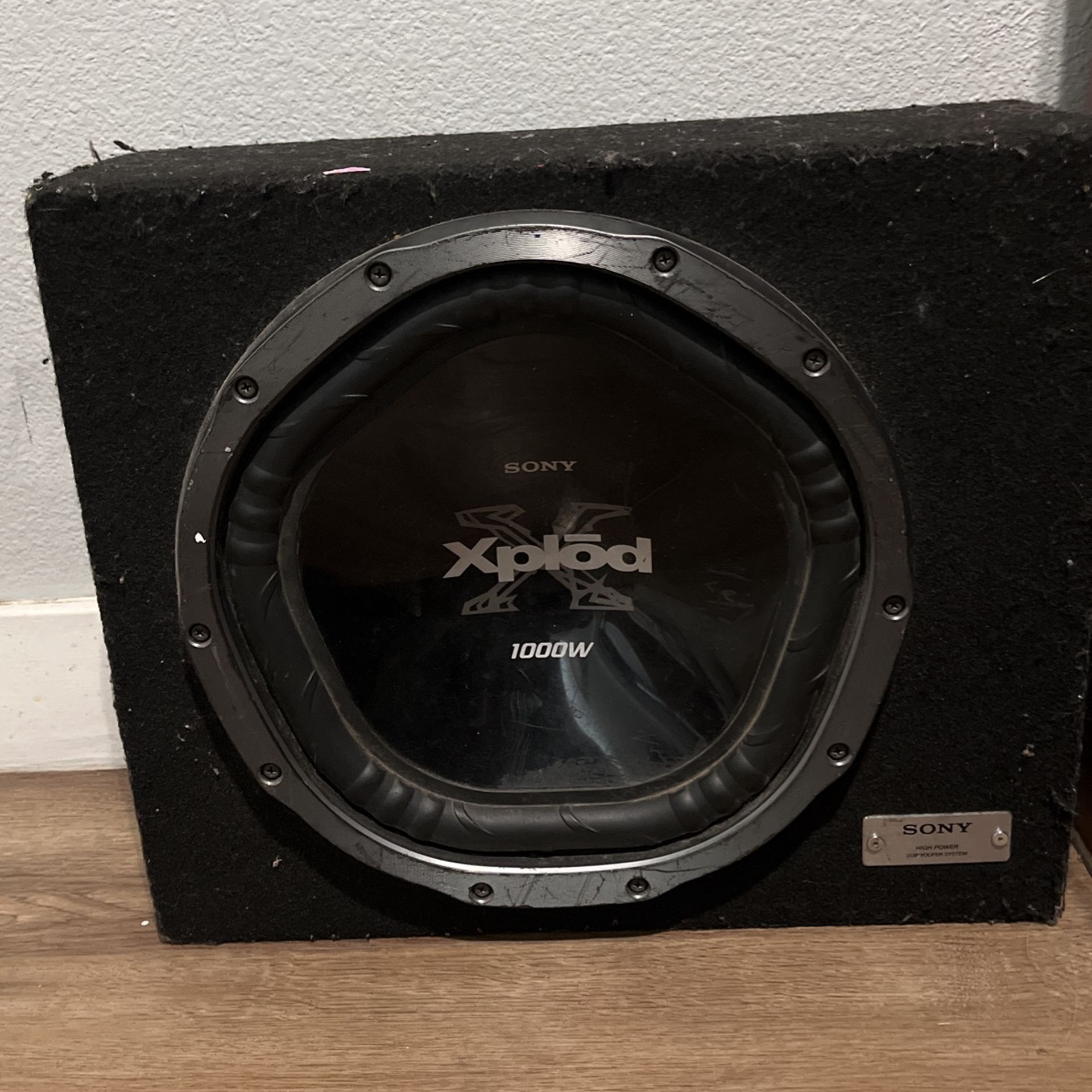 Sony Xplod 1000W Subroofer