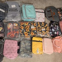Lot Of Brand New 35 Lunch Bags And Insulated Bags