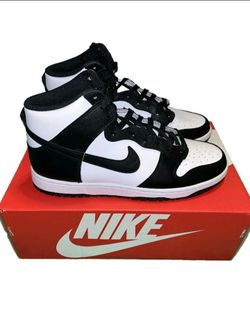 Nike Dunk High Black and White Sneakers SIZE 9.5