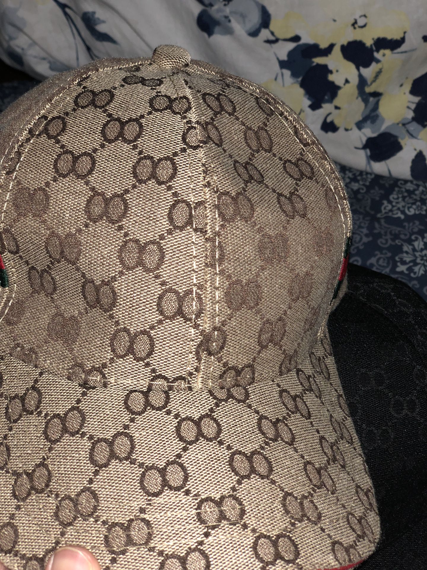 Gucci print hat