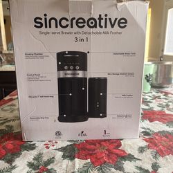 Three and one sincreative coffee maker