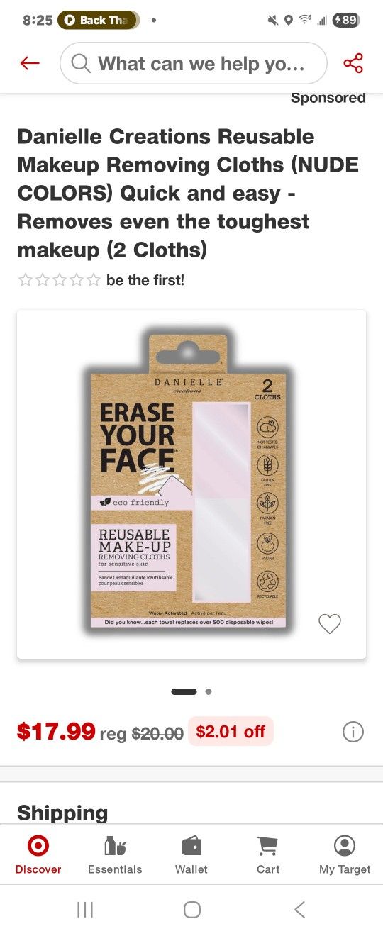 Reusable Make Up Remover Cloths