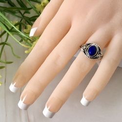 Blue Ring, Size 7
