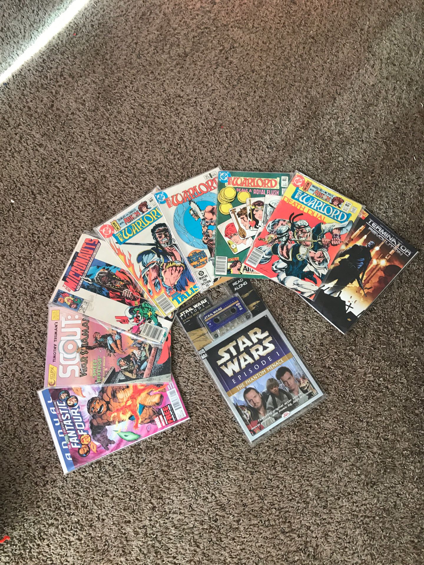 Comic Books & Star Wars Read Along Cassette collectible