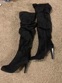 4 inch thigh high boots