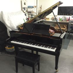 Pearl River GP150 5’ Polished Ebony Baby Grand 