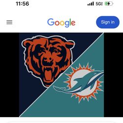 4 BEARS VS DOLPHINS GREAT SEATS 50 YARD LINE WITH PARKING SOUTH LOT 