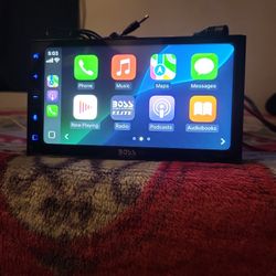 BOSS Audio Double Din With Apple Car Play And Android Auto (Via USB)
