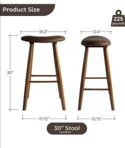 4 Barstools leather in the box esta en su caja