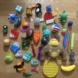 Large Fidget Toy Bundle Pop It Squishy Stress Toys Huge Set