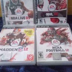 4 Playstation 3 Sports Games 