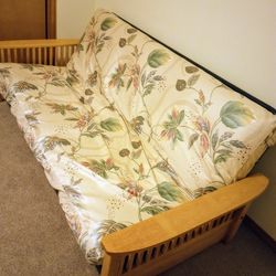 Futon Sturdy Solid Wood Excellent Condition