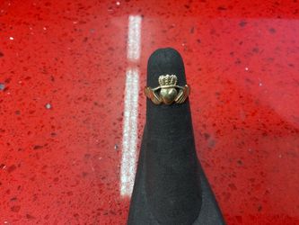 14kt claddagh ring 45028-1