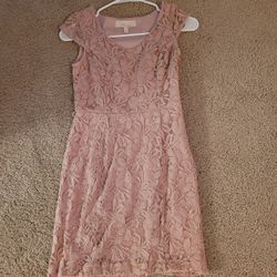 PINK LACE DRESS