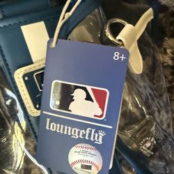 Loungefly set/2 Los Angeles Dodgers  clear bag and wristlet