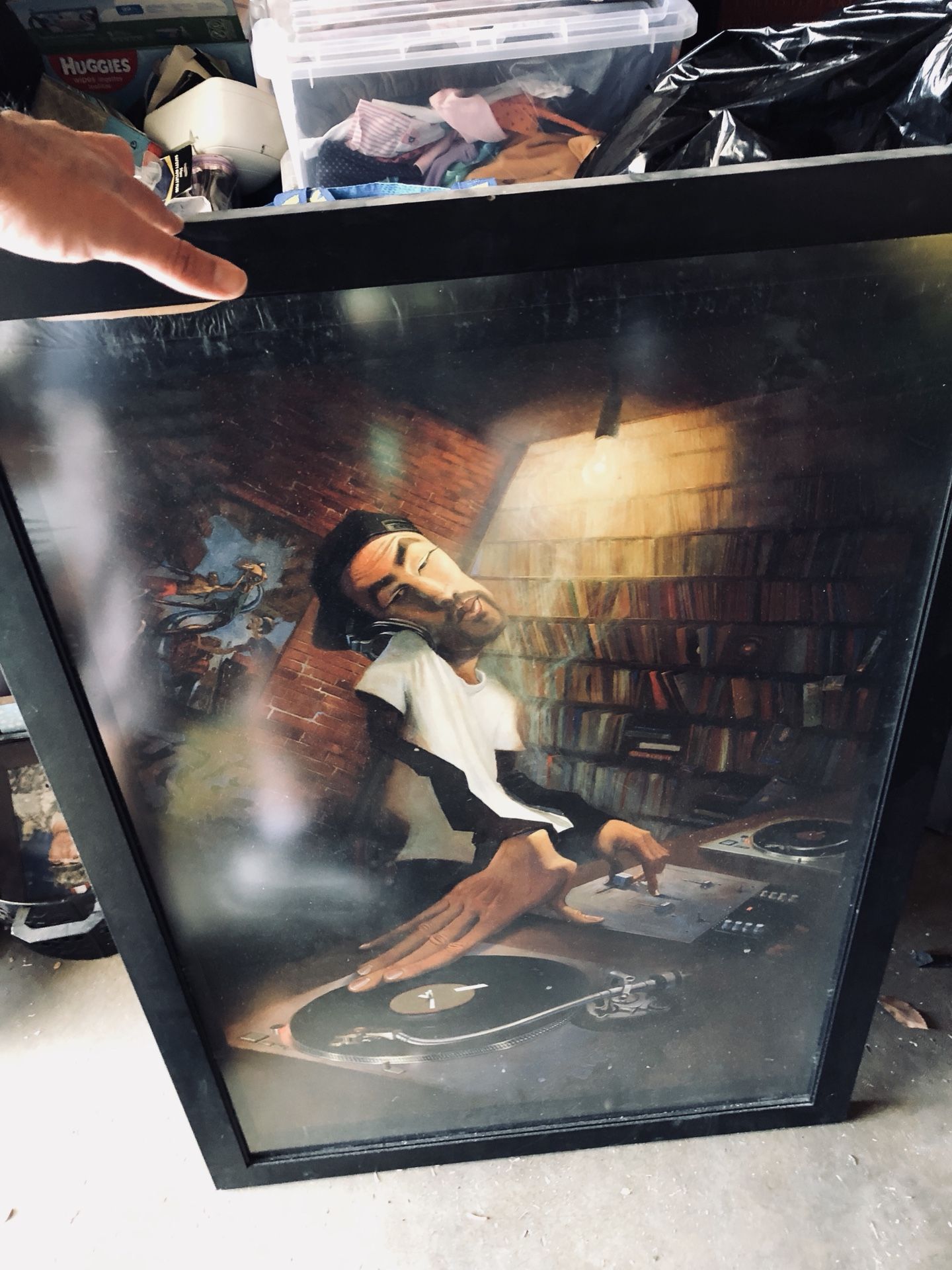 Justin bua framed poster “DJ”