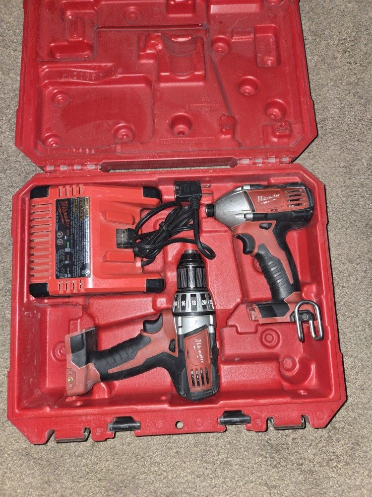 Milwaukee M18 Drill And Impact