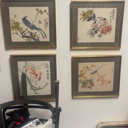 Japanese handpainted pictures