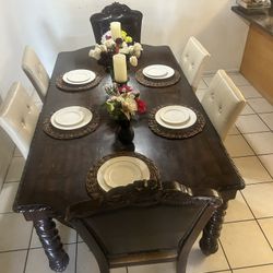 Dinning Table Set Of 6 