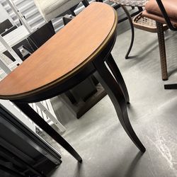 Half Moon Wood Side table