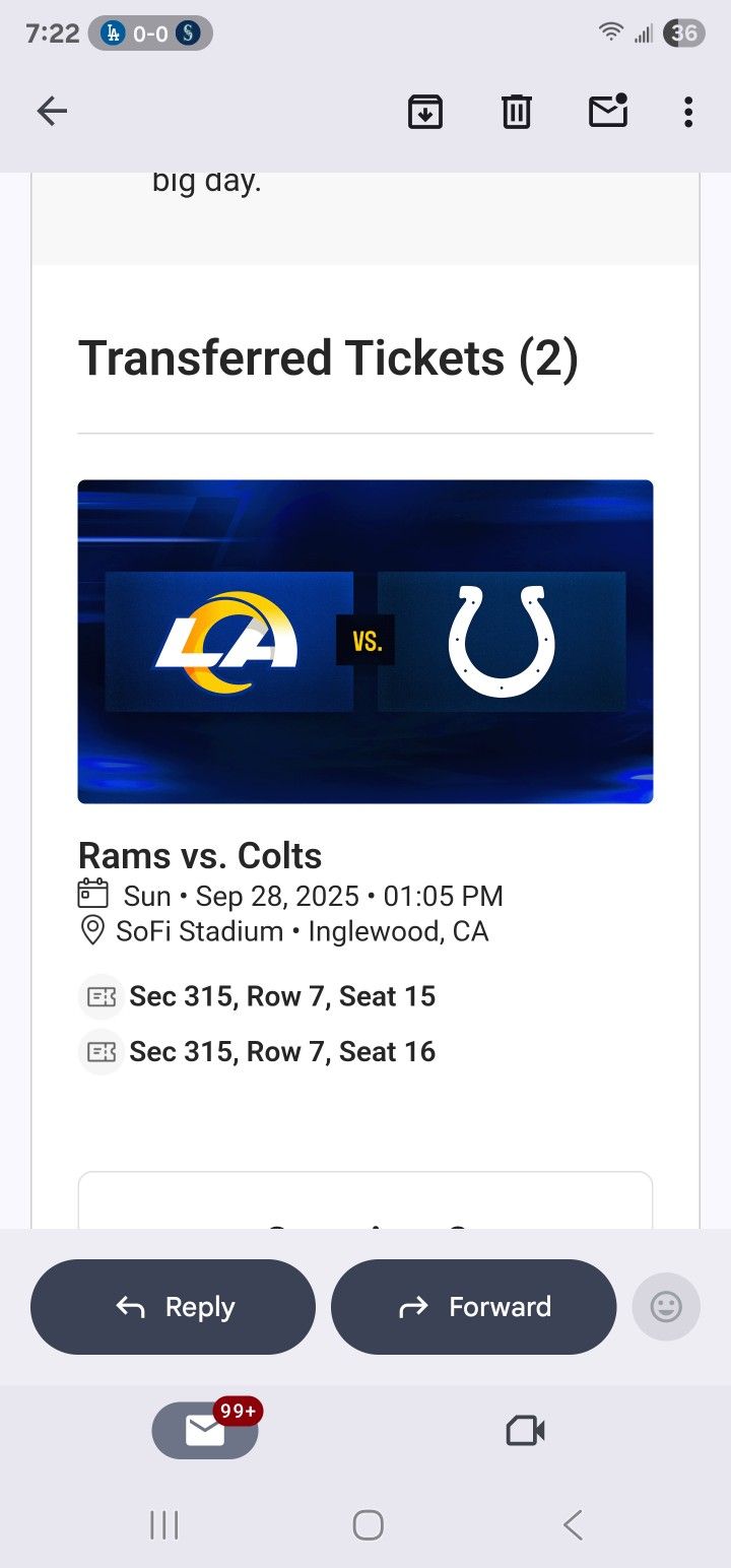 Rams Vs Colts
