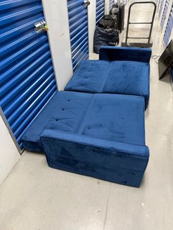 couch and table with chairs