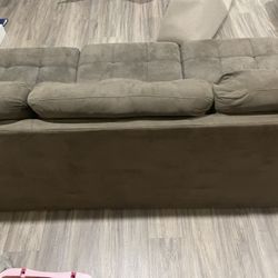 Brown Grey Couch