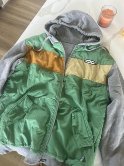 Volcom Zip Up Sweatshirt Reversible