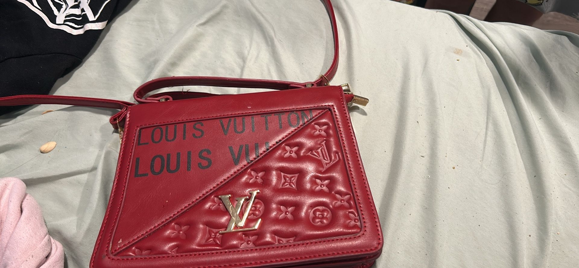 Red Louis Vuitton Bag
