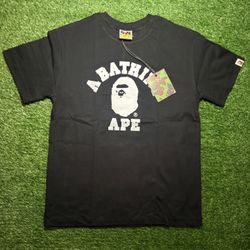 Black bape tee size small